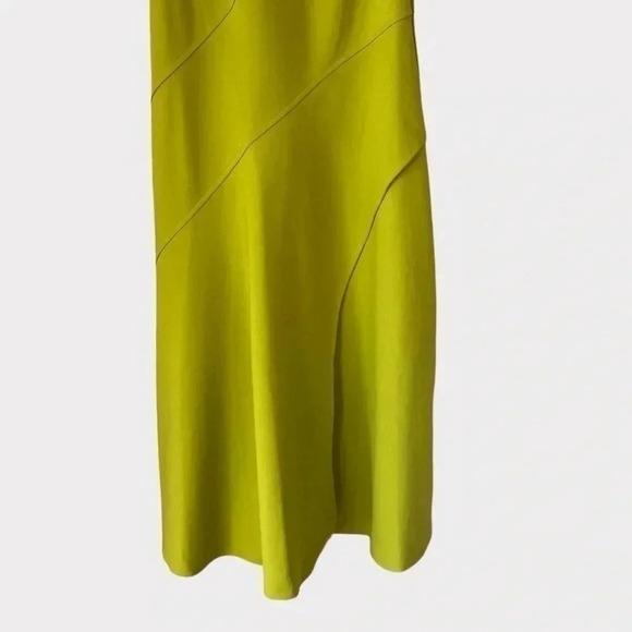 Chloe Kristyn Krisette Flare Knee-length Short Dress Chartreuse Size XXS - Picture 7 of 12